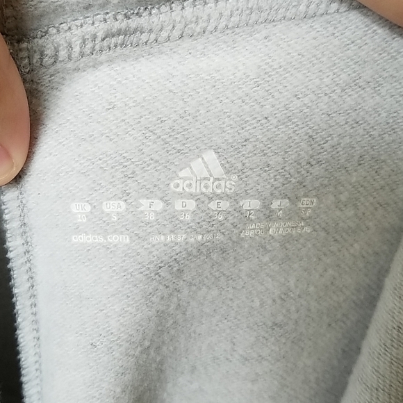 Adidas Grey Jogger Capris - Picture 4 of 5